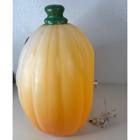 Vintage - General Foam Plastics Jack O' Lantern Pumpkin Large Blow Mold 24" tall - Picture 11 of 13